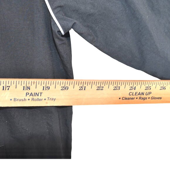 Adidas Originals Black 3-Stripes Swoosh Track Jacket Size M Retro Streetwear - Picture 9 of 11